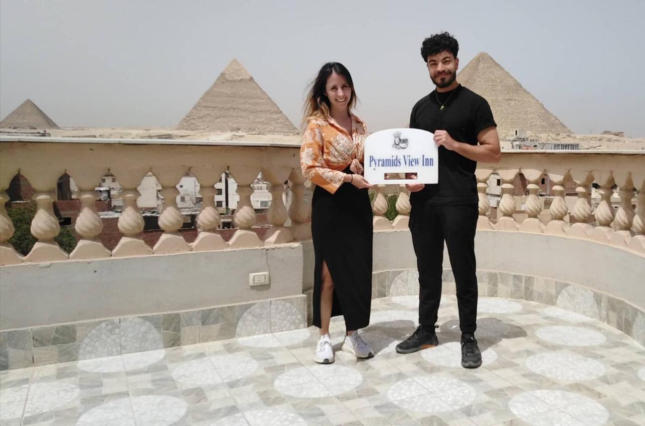 Queen Pyramids View Inn Kafret el-Gabal Eksteriør bilde