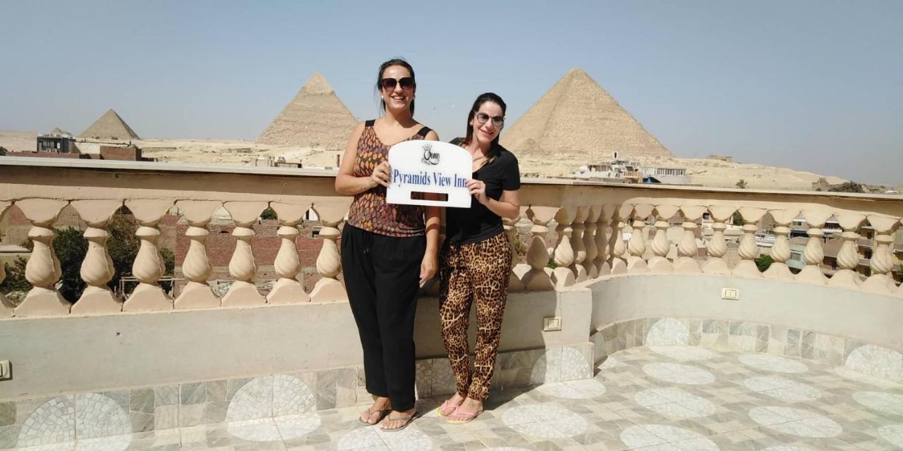 Queen Pyramids View Inn Kafret el-Gabal Eksteriør bilde