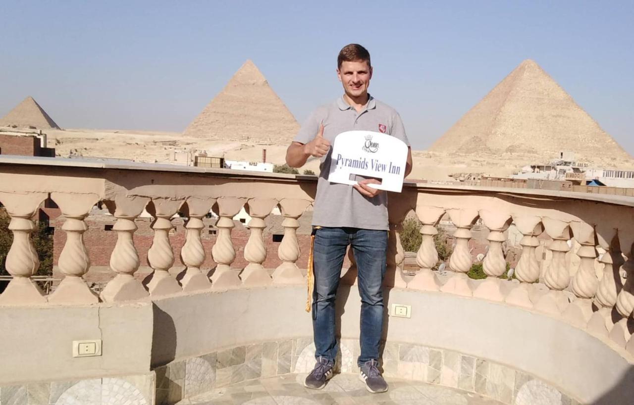 Queen Pyramids View Inn Kafret el-Gabal Eksteriør bilde
