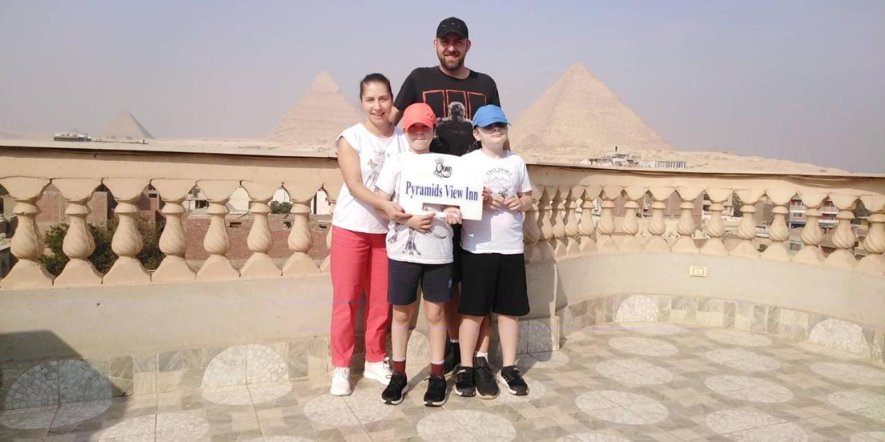 Queen Pyramids View Inn Kafret el-Gabal Eksteriør bilde