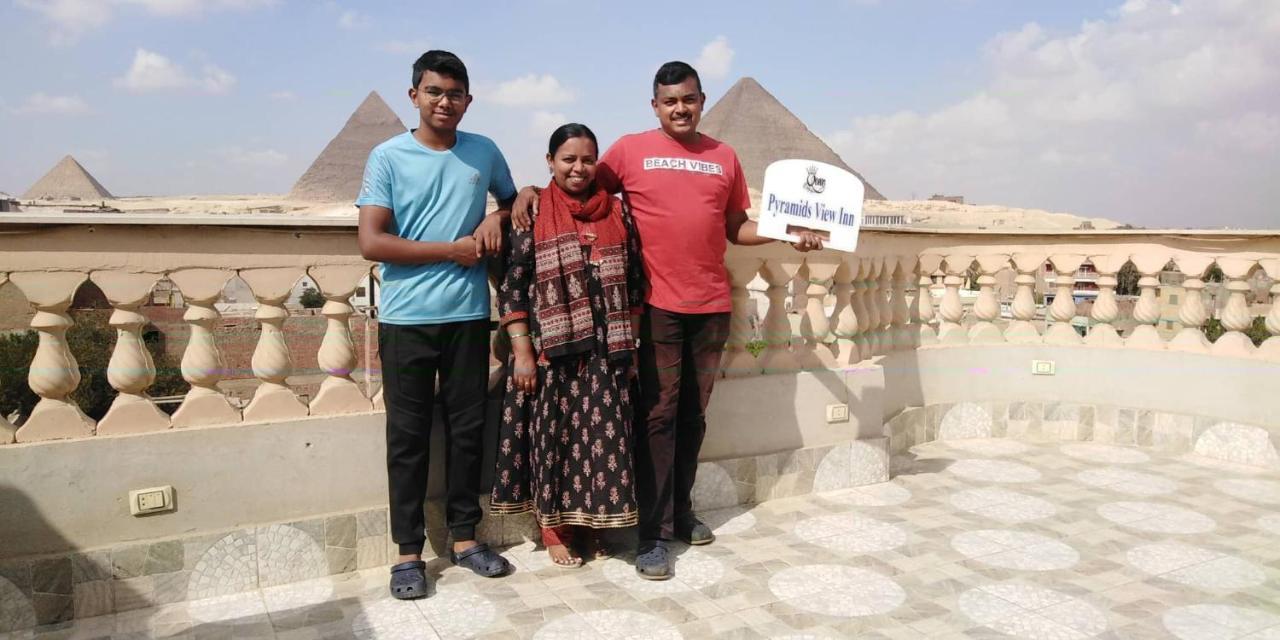 Queen Pyramids View Inn Kafret el-Gabal Eksteriør bilde