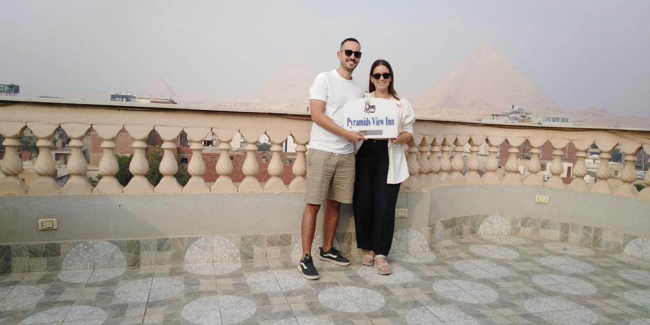 Queen Pyramids View Inn Kafret el-Gabal Eksteriør bilde