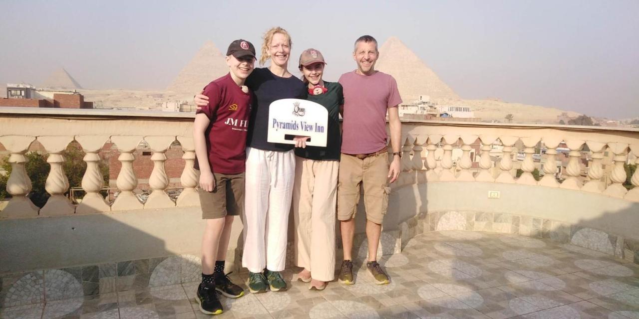 Queen Pyramids View Inn Kafret el-Gabal Eksteriør bilde