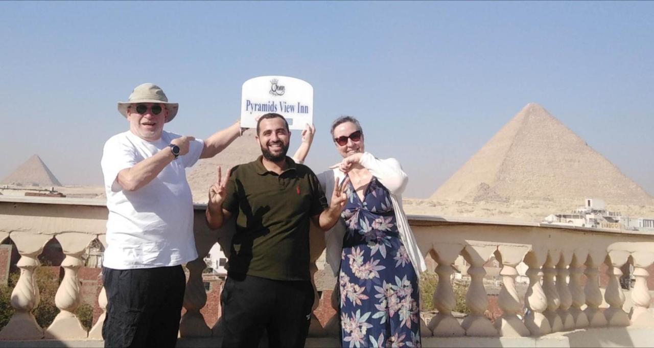 Queen Pyramids View Inn Kafret el-Gabal Eksteriør bilde