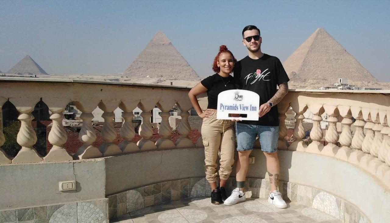 Queen Pyramids View Inn Kafret el-Gabal Eksteriør bilde