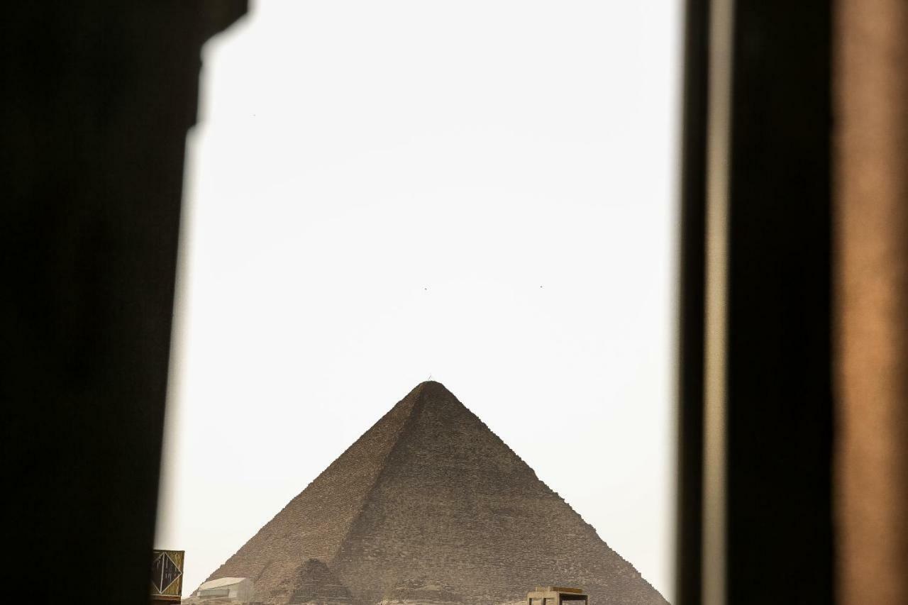 Queen Pyramids View Inn Kafret el-Gabal Eksteriør bilde
